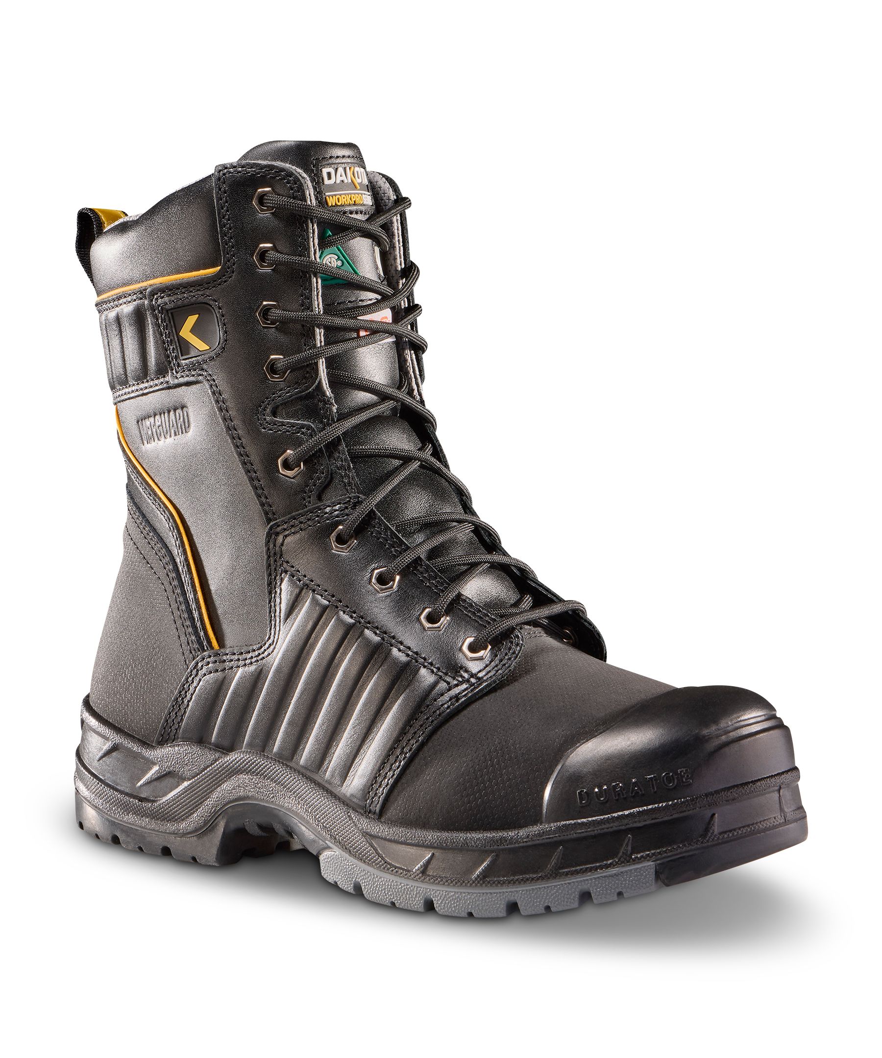 Dakota WorkPro Series Men's 8 Inch Quad Steel Toe Composite Plate Internal Metguard Work Boots