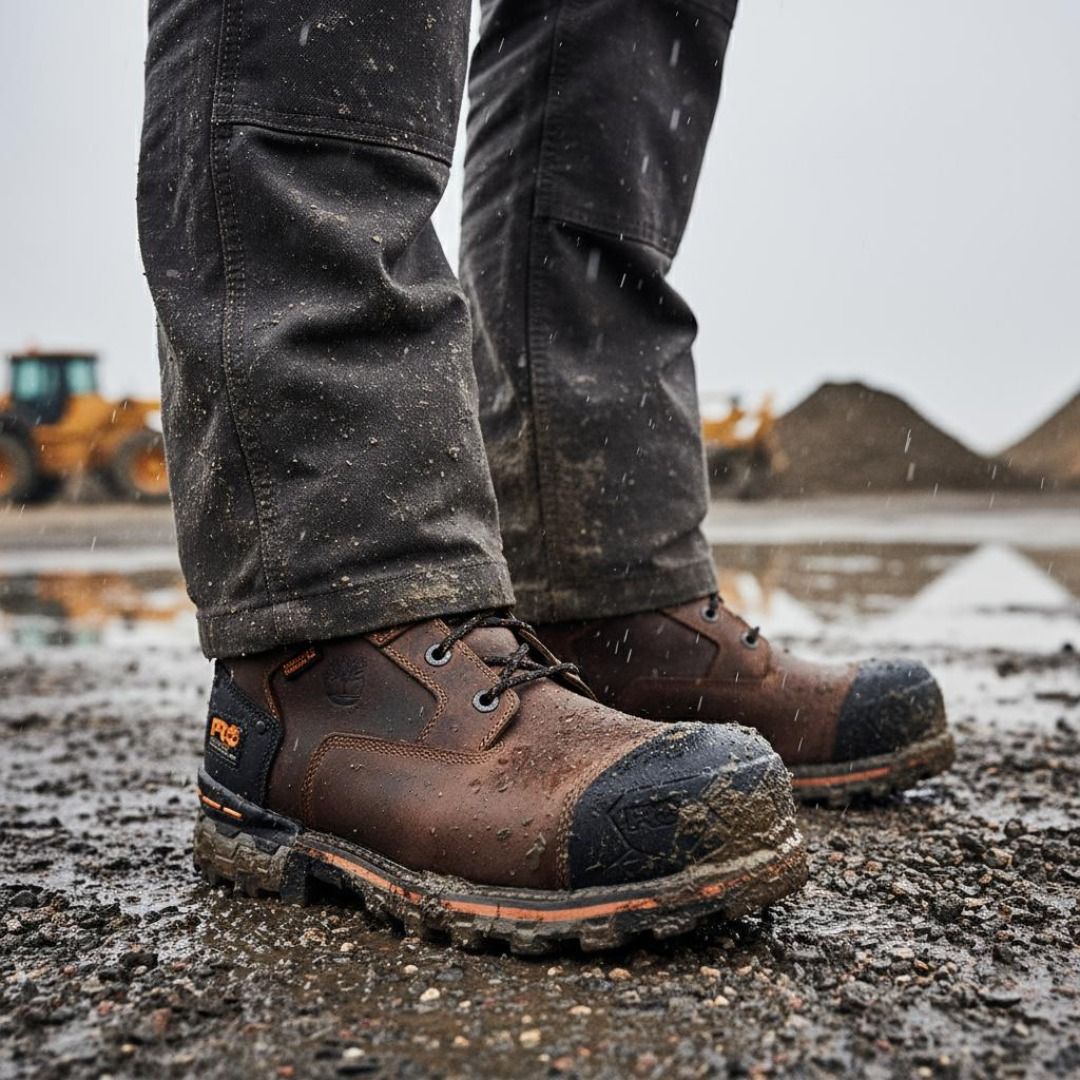 Bottes de travail de 6&nbsp;pouces étanches à l'eau à protection en composite pour hommes, Boondock, Timberland PRO