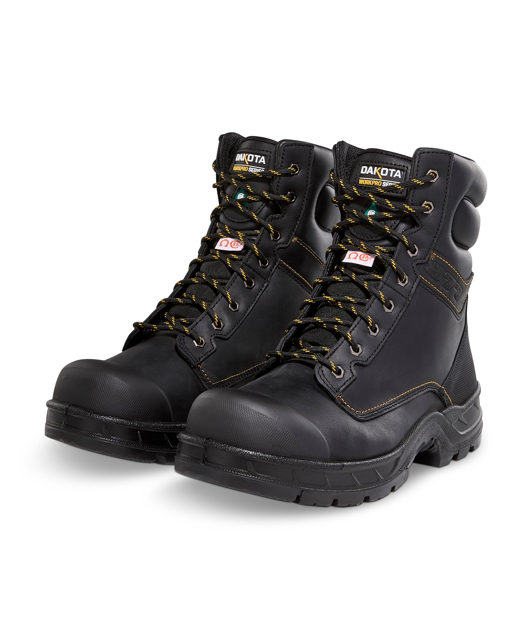 Bottes de travail en cuir de 8&nbsp;pouces isolées à protection en acier pour hommes, 877 Duratoe, Dakota Workpro Series