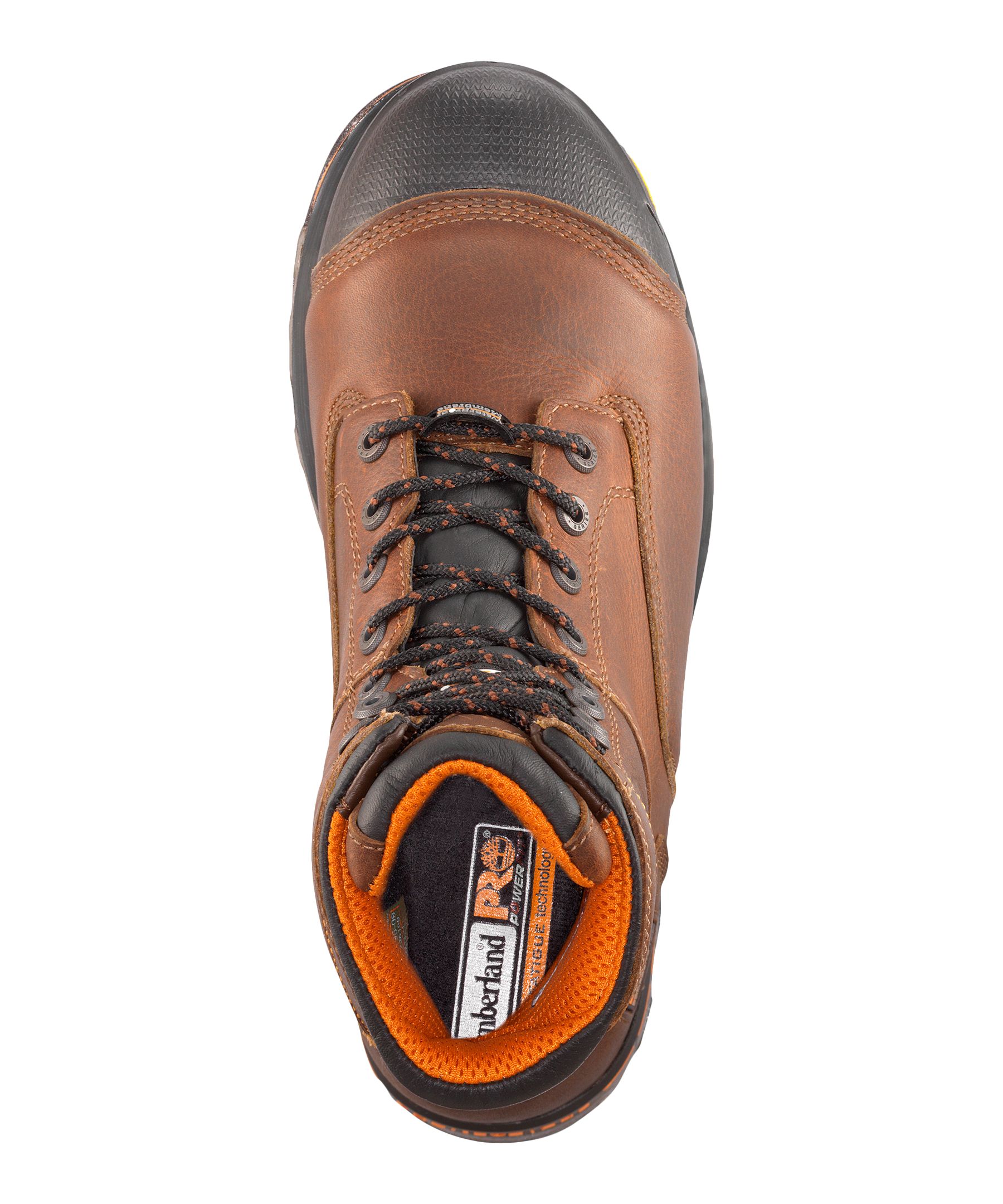 Timberland PRO Men's 8 inch Composite Toe Composite Plate Boondock Waterproof Work Boots - Brown