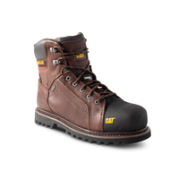 Bottes de travail en cuir étanches à l'eau de 6 pouces à protection en composite pour hommes, Control, CAT Front_Three_Fourths_Angled_Right