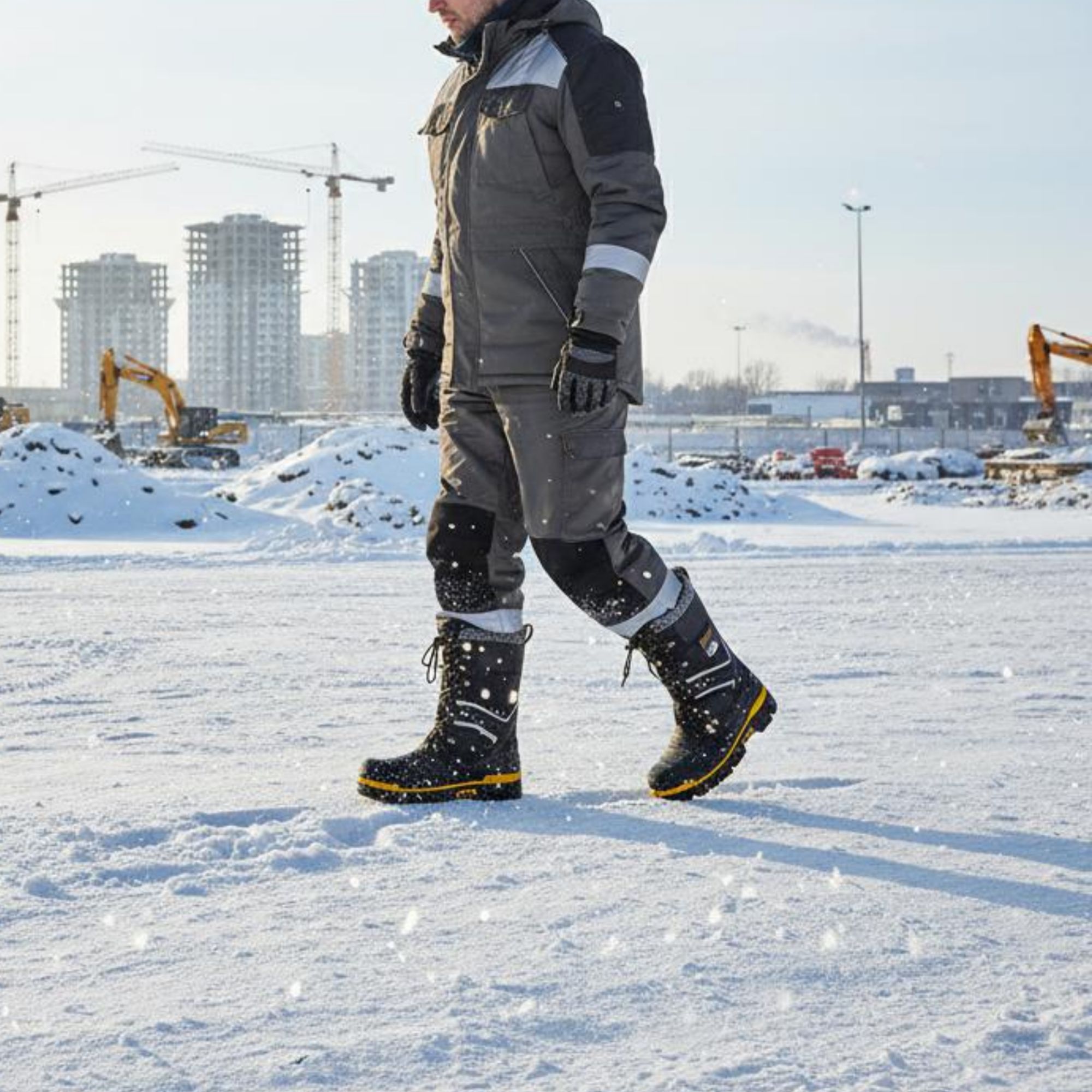 Dakota WorkPro Series Men's 8530 Steel Toe Steel Plate Safety Winter Felt Pack Boots