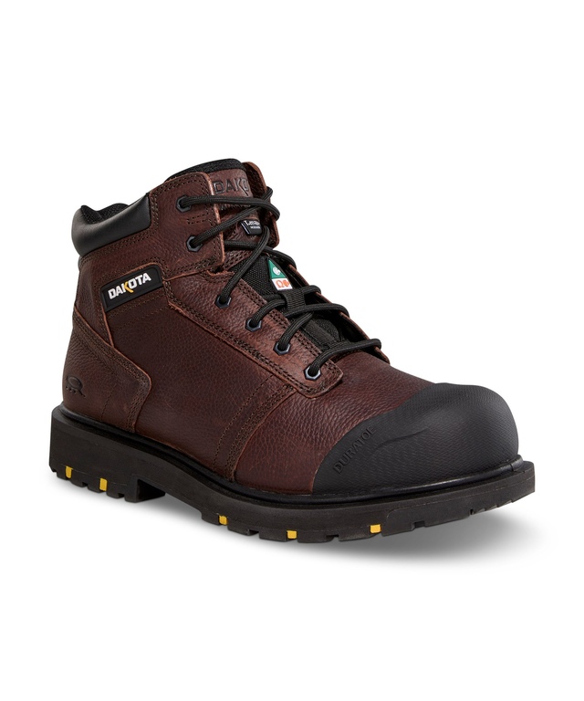 Dakota WorkPro Series Men's 6002 6 Inch Steel Toe Steel Plate Leather Work Boots