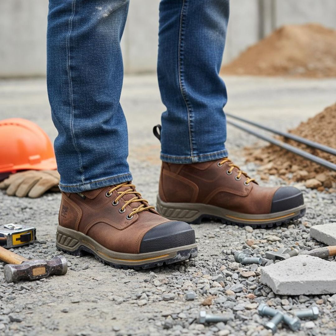 Timberland PRO Men's Composite Toe Composite Plate Pro Endurance HD Waterproof Leather 8 Inch Work Boots