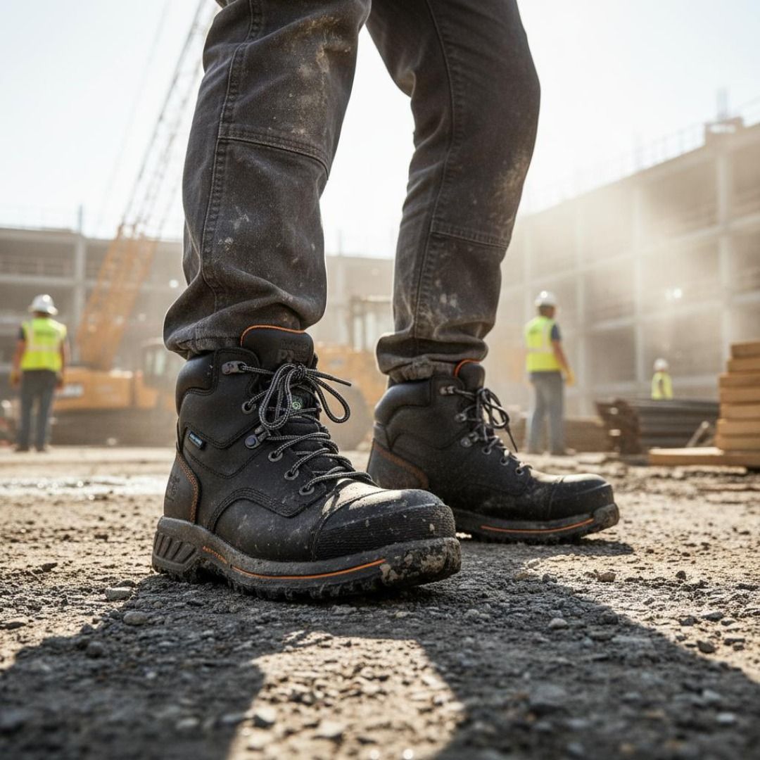 Timberland PRO Men's Composite Toe Composite Plate Pro Endurance HD Waterproof Leather 6 Inch Work Boots