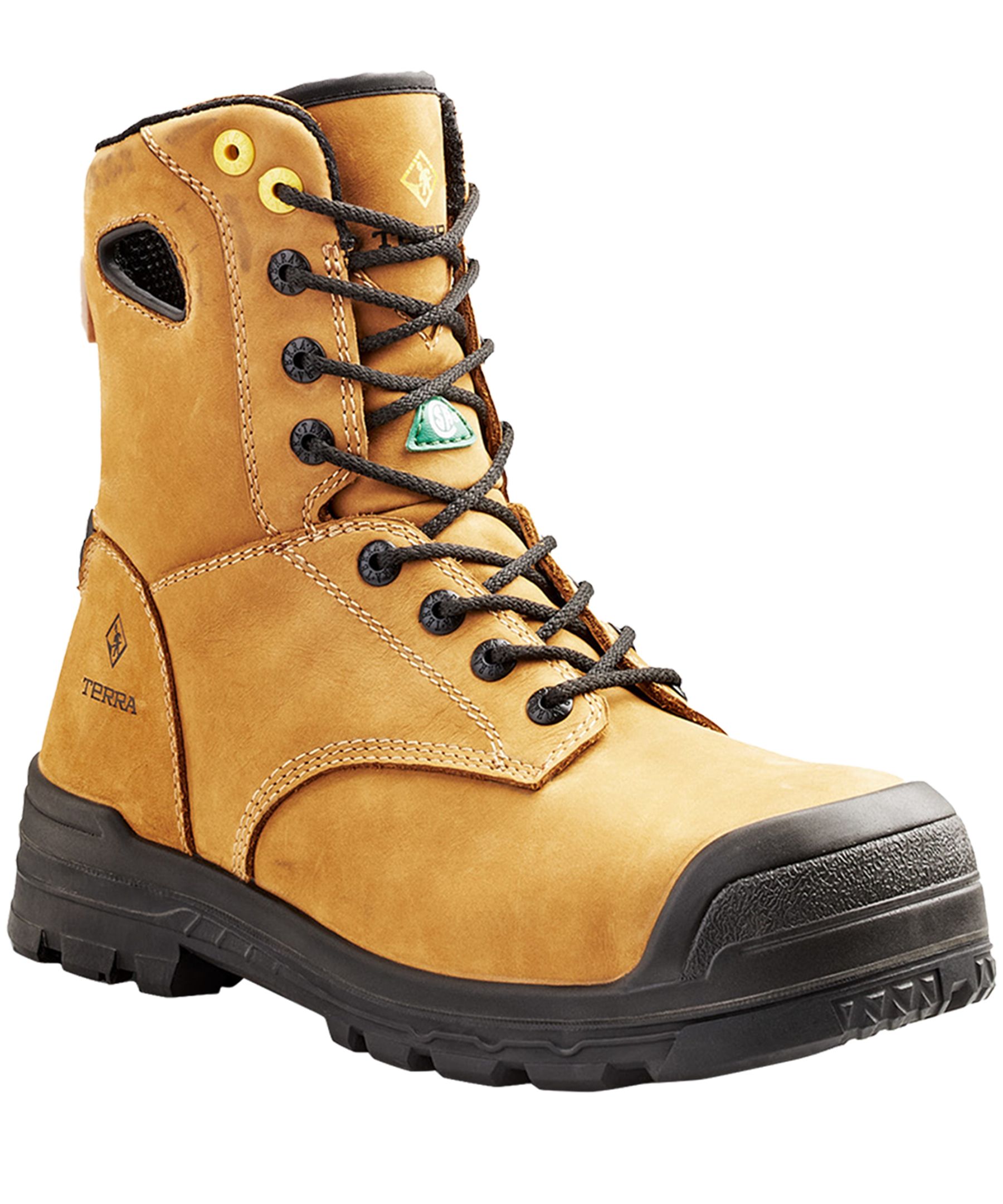 Bottes de travail à enfiler de 8&nbsp;pouces à protection en composite pour hommes, Argo, Terra