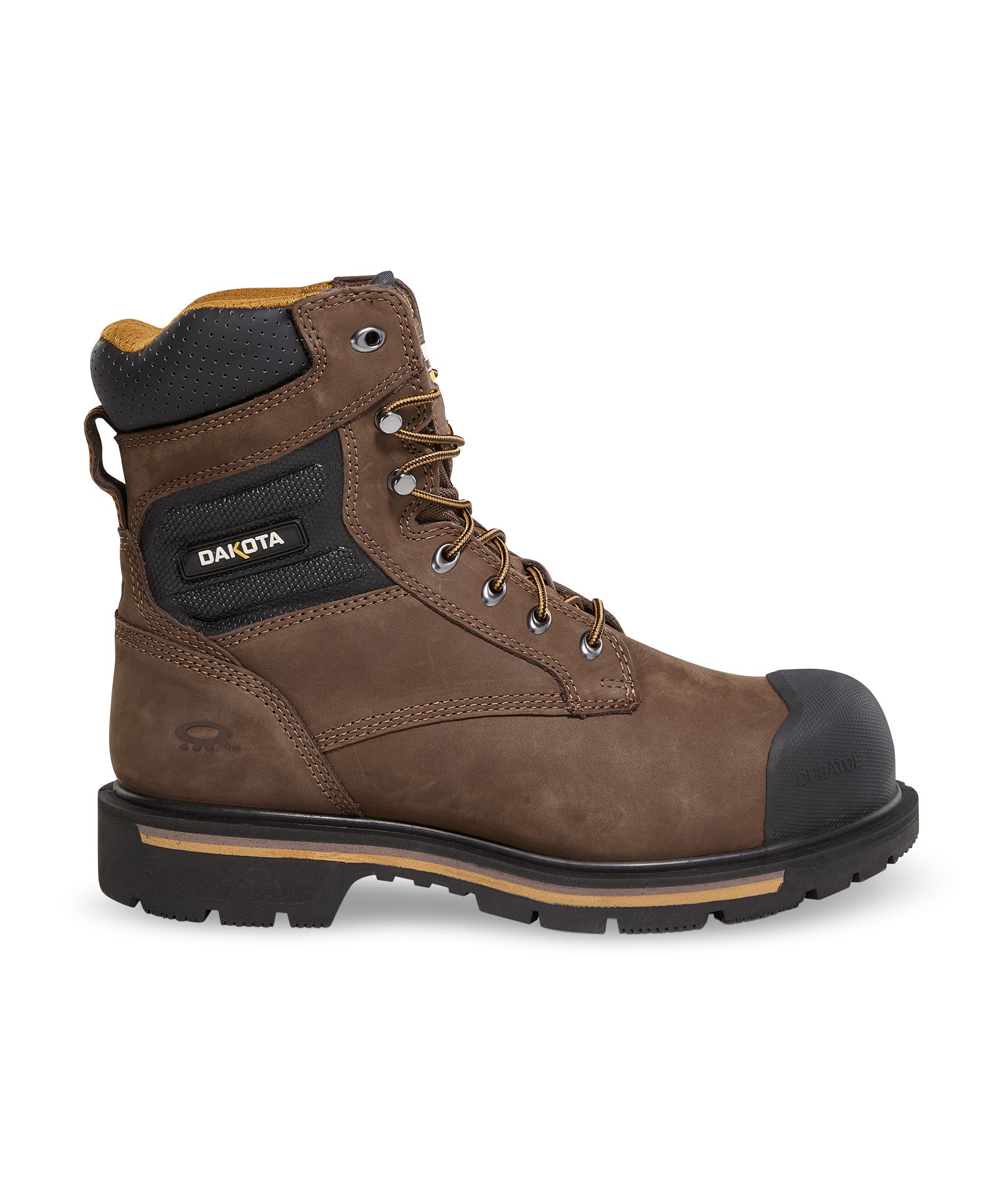 Dakota WorkPro Series Men's 8537 8 Inch Aluminum Toe Composite Plate Quad Comfort Work Boots