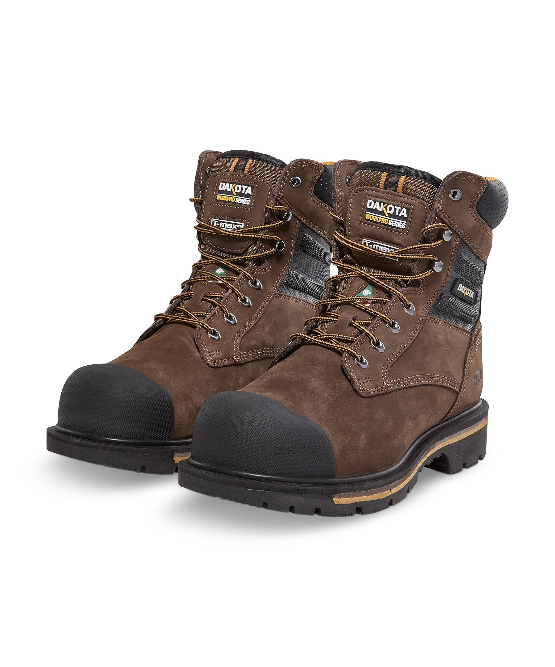 Dakota WorkPro Series Men's 8537 8 Inch Aluminum Toe Composite Plate Quad Comfort Work Boots