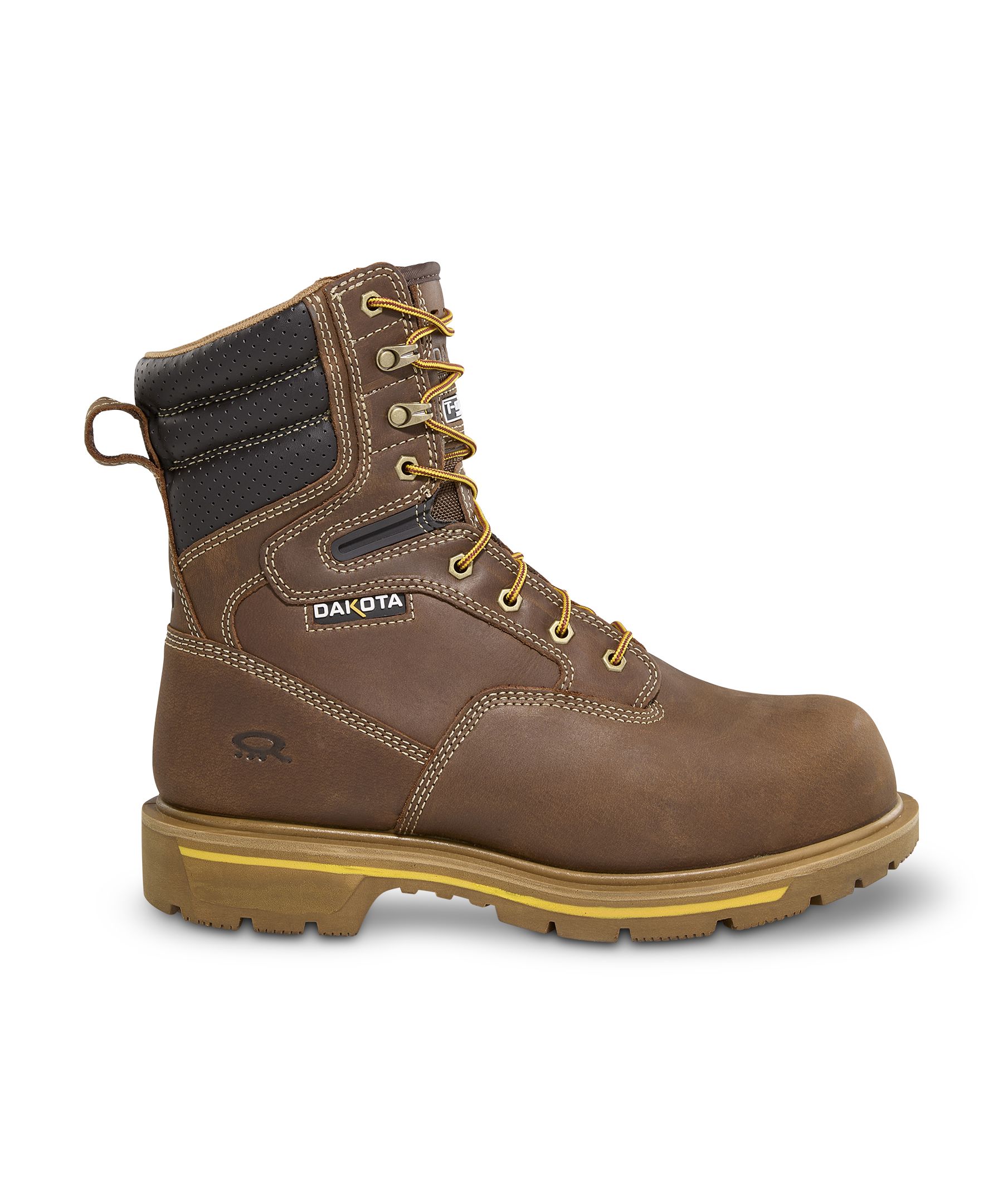Dakota WorkPro Series Men's 8517 Quad Comfort 8 Inch Steel Toe Composite Plate Work Boots