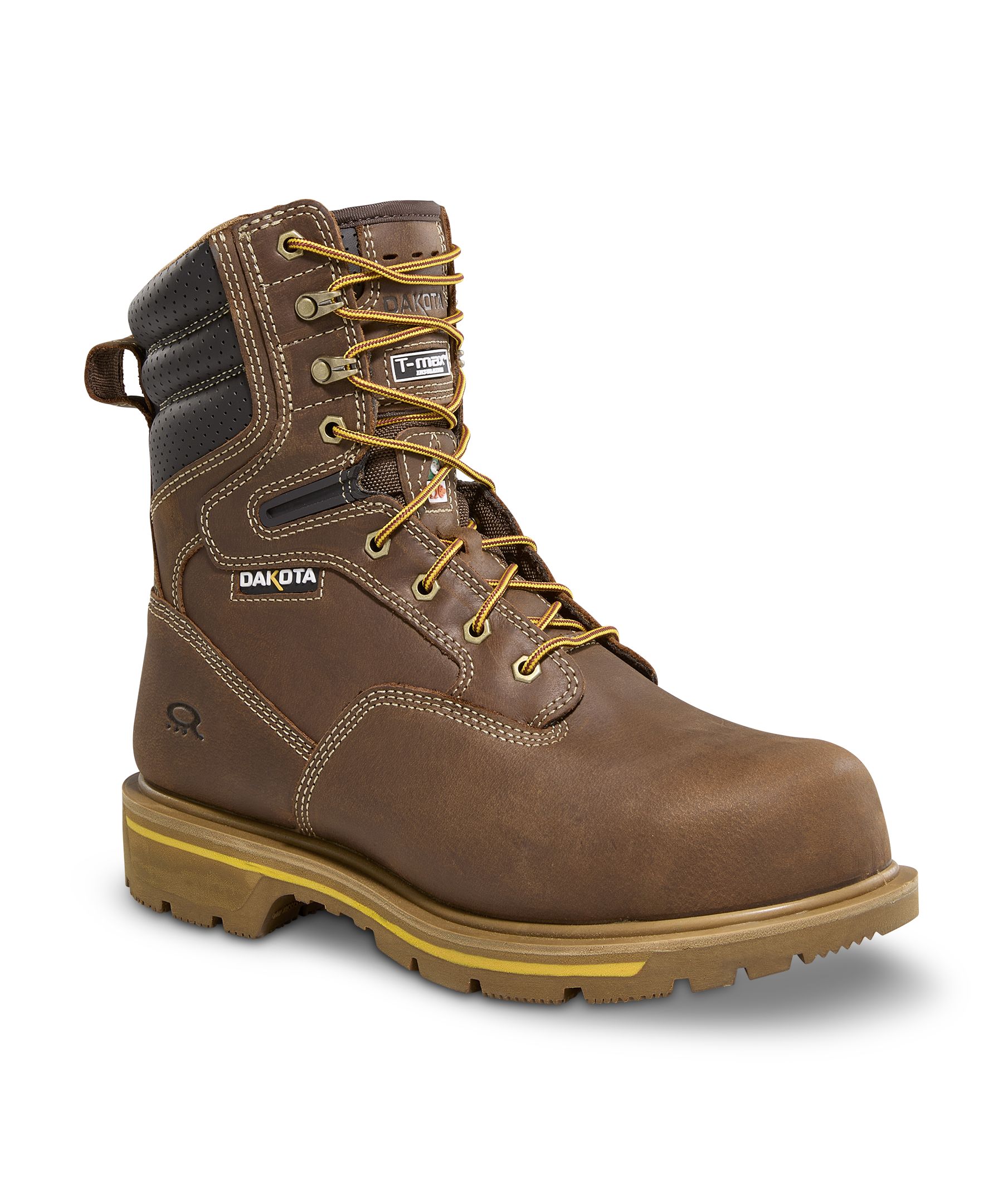 Dakota WorkPro Series Men's 8517 Quad Comfort 8 Inch Steel Toe Composite Plate Work Boots