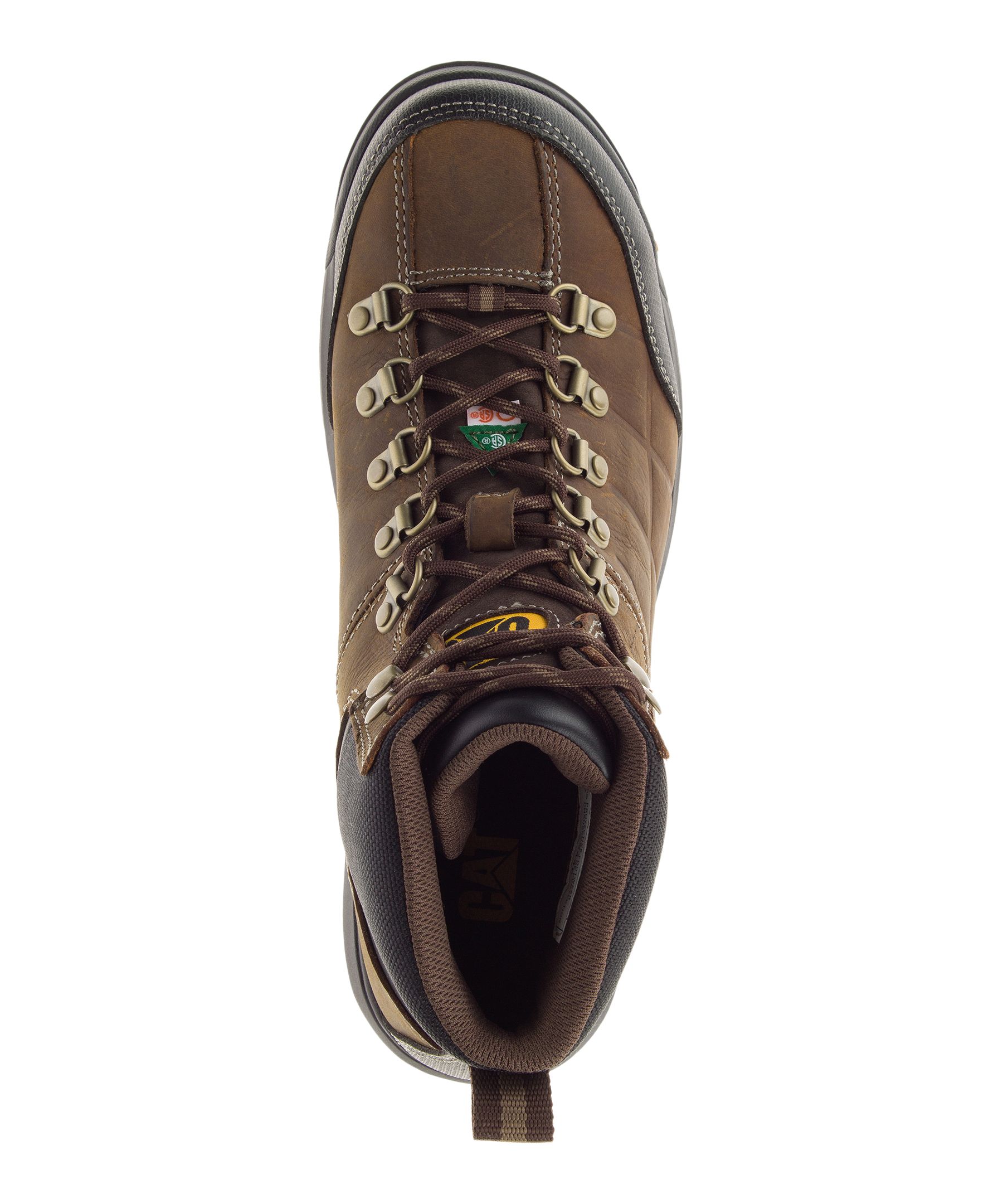 CAT Men's Threshold 6 In Steel Toe Steel Plate Waterproof Work Boots