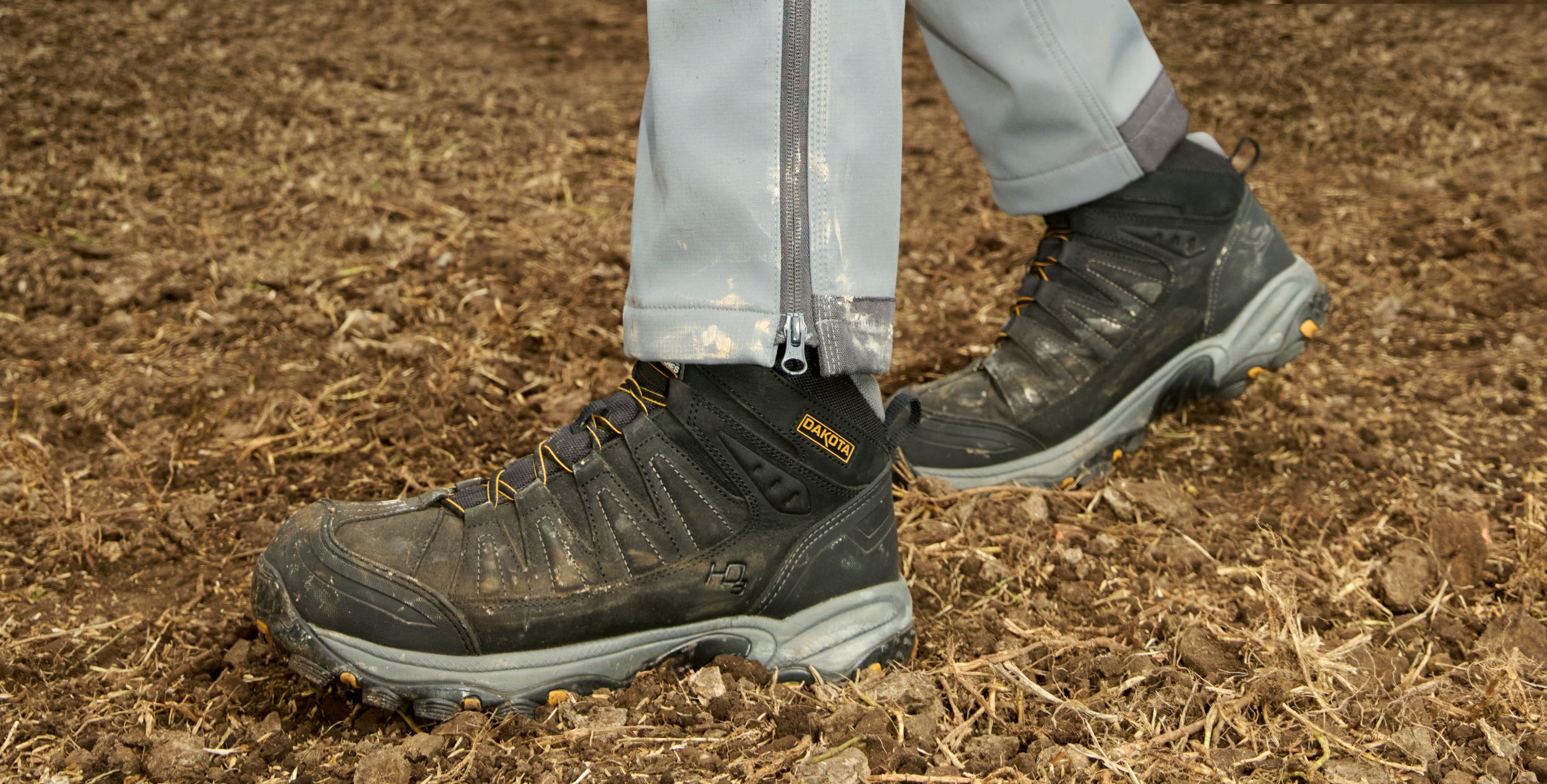 Dakota WorkPro Series Men's Aluminum Toe Composite Plate Hyper Dri 3 Waterproof Mid Cut Yard Shoes
