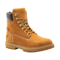 Bottes de travail Timberland PRO de 6 pouces étanches à l'eau et à protection en aluminium et plaque en acier, pour hommes, Iconic Front_Three_Fourths_Angled_Right