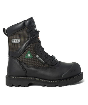 LP Royer Men's  8 Inch Composite Toe Composite Plate FLX Waterproof Leather Work Boots