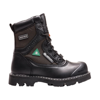 Bottes de travail étanches à l'eau en cuir de 8 pouces à protection en composite pour hommes, FLX Side_Right
