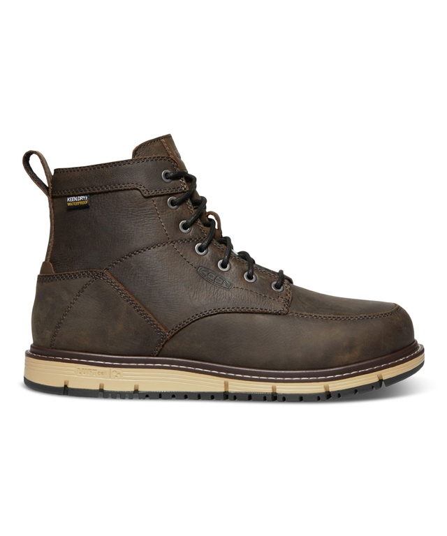 KEEN Utility Men's San Jose 6 In Aluminum Toe Composite Plate Waterproof Work Boots -