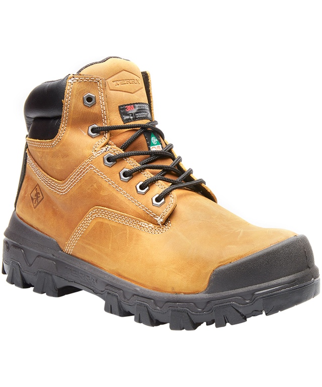 Bottes de travail Terra de 6 po à résistance aux chocs électriques et à protection en composite pour hommes, Sentry 2020