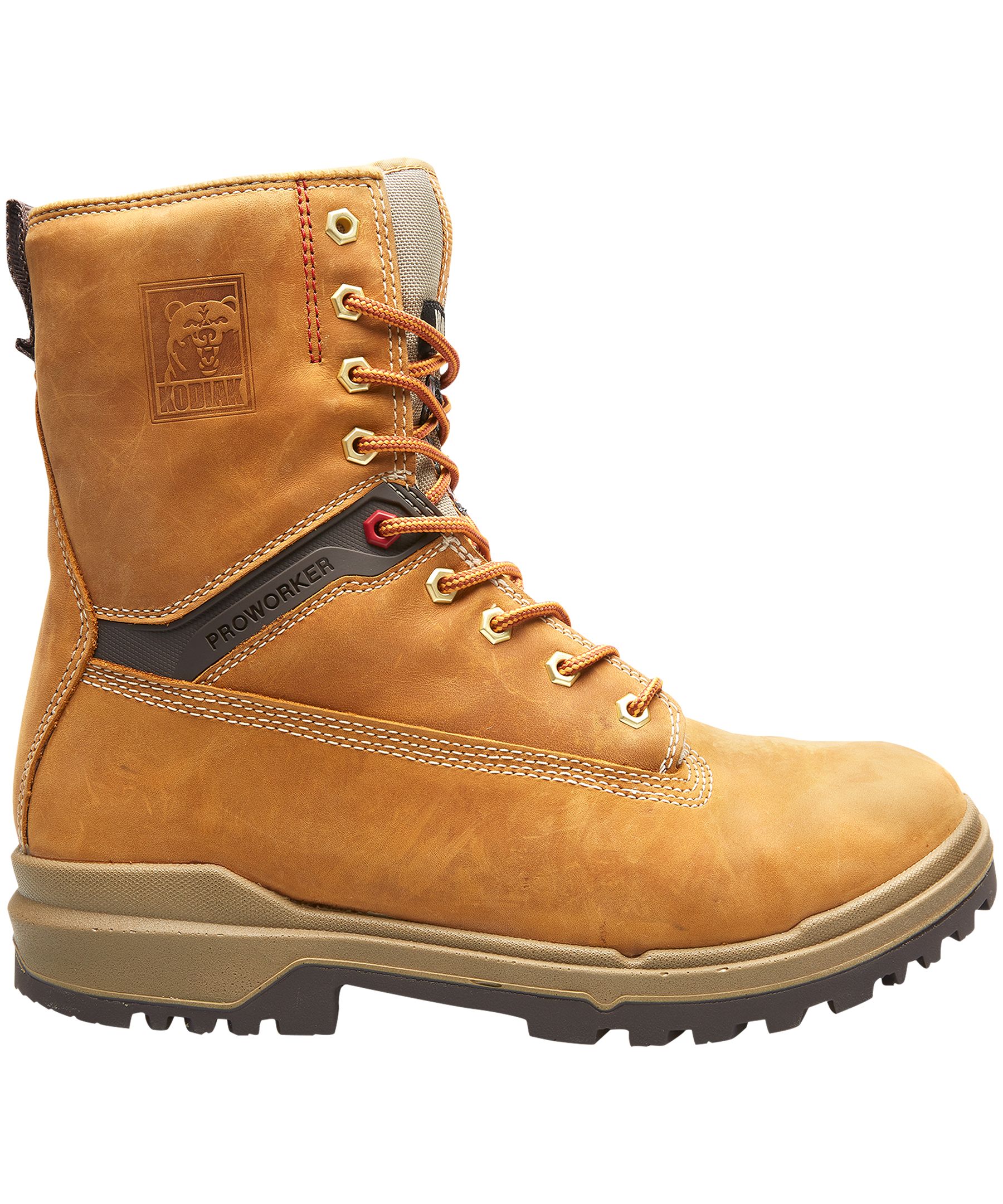 Kodiak Men's Composite Toe Composite Plate Proworker Master Waterproof Electric Shock Resistant 8 Inch Work Boots