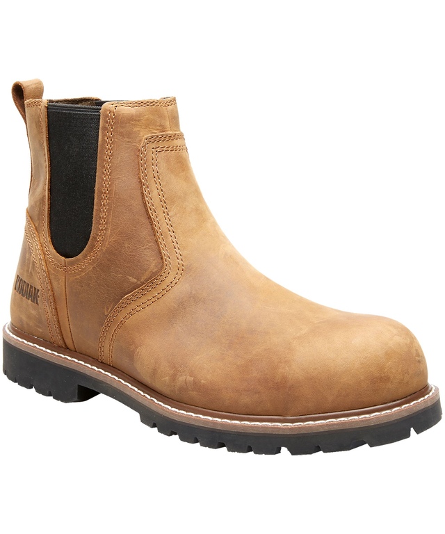 Kodiak Men's 6 Inch Composite Toe Composite Plate Mckinney Chelsea Work Boots