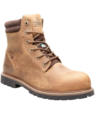 Kodiak McKinney 6 Bottes de travail imperméables à l'eau de plaque composite d'orteil d'inch pour homme
