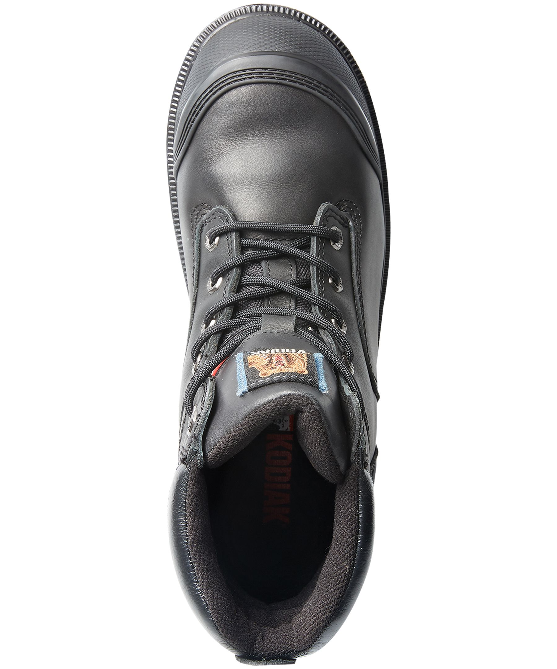 Kodiak Men's Blue Plus 6 Inch Aluminum Toe Composite Plate Waterproof Work Boots Black