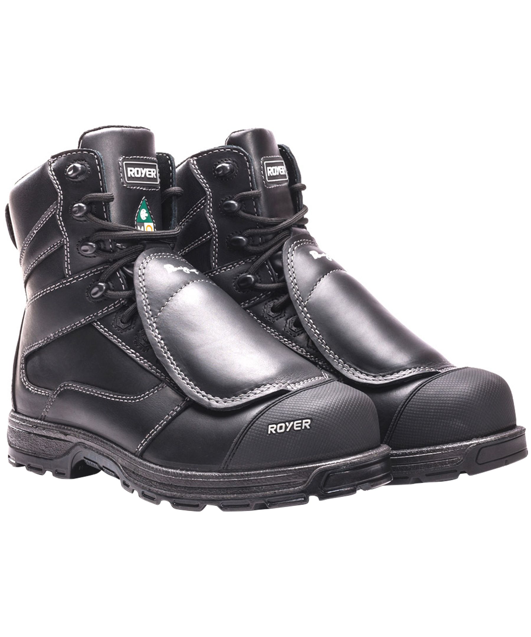 Bottes de travail à enfiler LP Royer de 8&nbsp;pouces à protection en composite et protection métatarsienne pour hommes, Agility