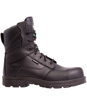 Bottes de travail LP Royer de 8 pouces avec fermeture à glissière et protection en composite pour hommes, Agility