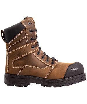 Bottes de travail à enfiler LP Royer de 8&nbsp;pouces à protection en composite pour hommes, Agility, Arctic Grip