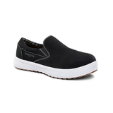Chaussures de sécurité à enfiler en toile et à protection en acier pour hommes, Dakota WorkPro Series. Front_Three_Fourths_Angled_Right