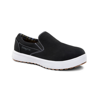Chaussures de sécurité à enfiler en toile et à protection en acier pour hommes, Dakota WorkPro Series. Front_Three_Fourths_Angled_Right