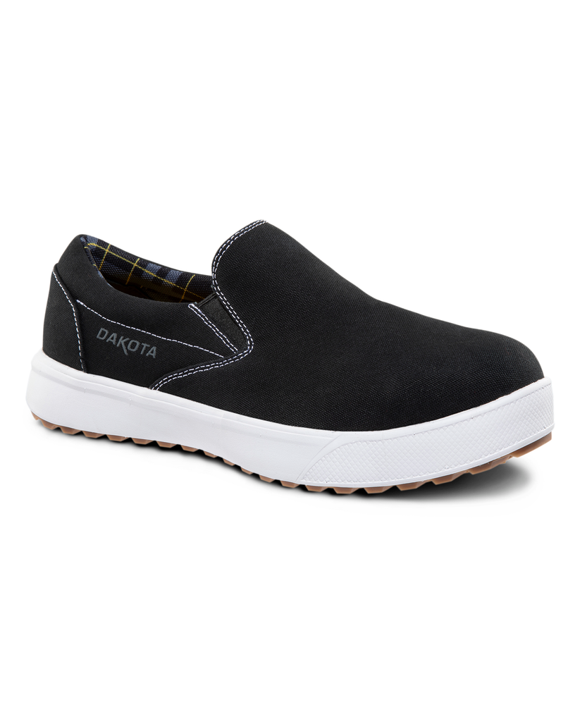 Dakota WorkPro Series Men s Steel Toe Steel Plate Canvas Slip On Safety Shoes