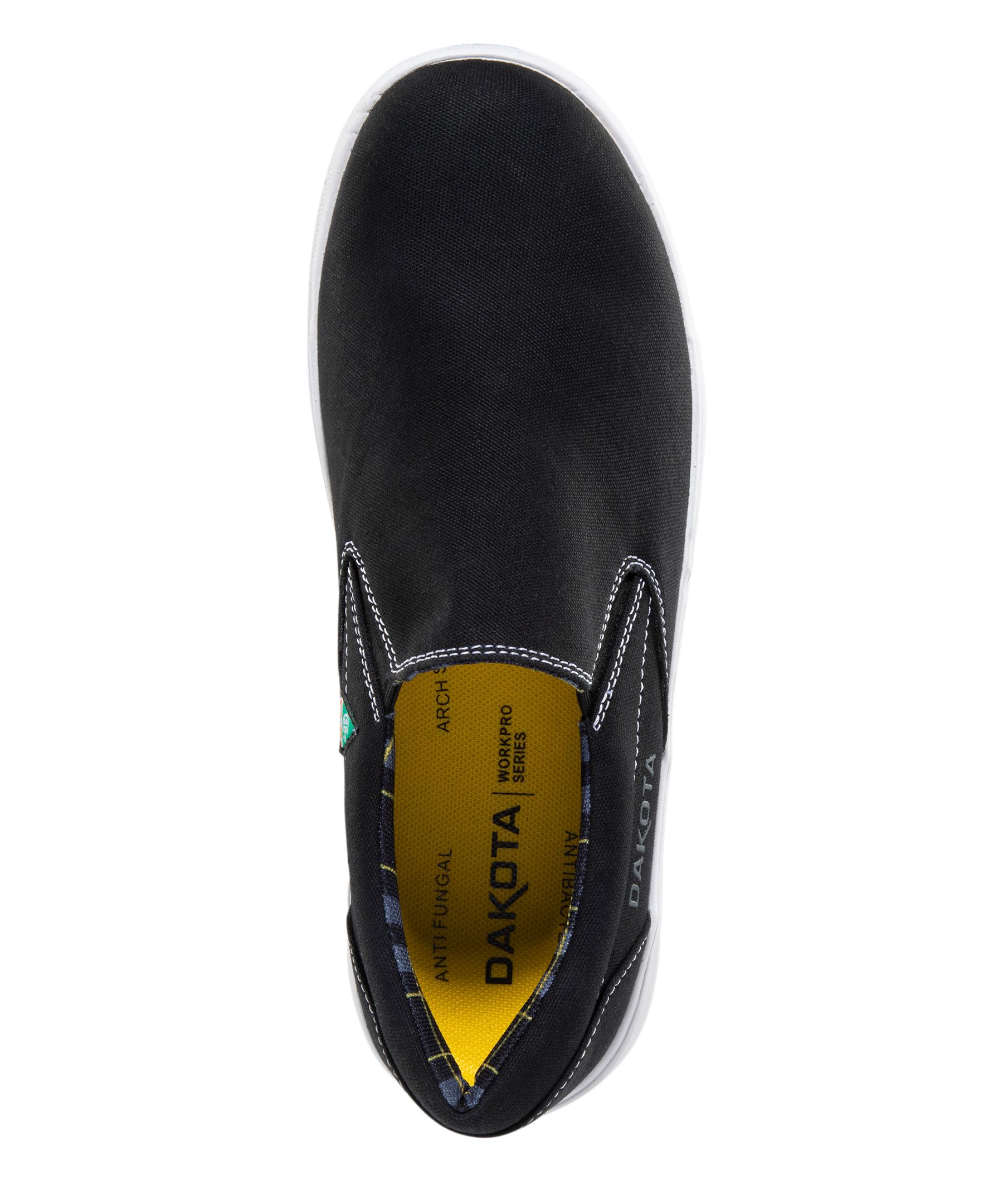 Dakota WorkPro Series Men's Steel Toe Steel Plate Canvas Slip-On Safety Shoes.