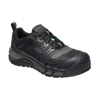 Keen Utility Men's Composite Toe Composite Plate Kansas City Waterproof Low Safety Hiker Front_Three_Fourths_Angled_Right