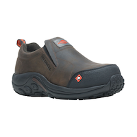 Merrell Work Men's Composite Toe Composite Plate Jungle Moc Wide Fit Safety Shoes Front_Three_Fourths_Angled_Right