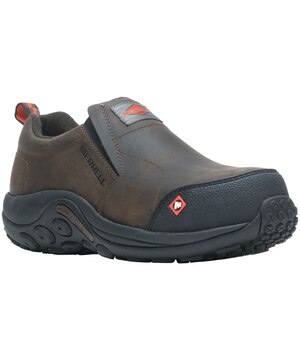 Merrell Work Men's Composite Toe Composite Plate Jungle Moc Wide Fit Safety Shoes
