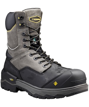 Terra Men's Composite Toe Composite Plate Terra Gantry 8 Inch Waterproof Work Boots