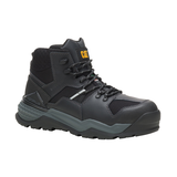 CAT Men's Aluminum Toe Composite Plate Provoke Waterproof Safety Boots Front_Three_Fourths_Angled_Right