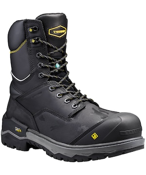 Terra Men's Composite Toe Composite Plate Gantry 8 Inch ESR Waterproof Work Boots