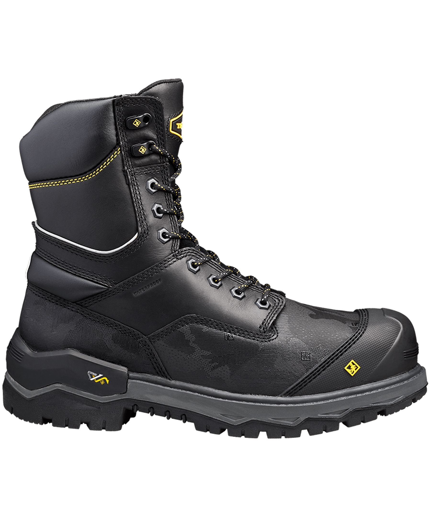 Terra Men's Composite Toe Composite Plate Gantry 8 Inch ESR Waterproof Work Boots