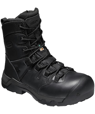 KEEN Utility Oshawa 8 Inch Composite Toe Composite Plate Side Zip Work Boot pour homme