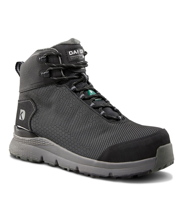 Chaussures de randonnée de sécurité mi-hautes à protection en composite avec FRESHTECH pour hommes, Dakota WorkPro Series