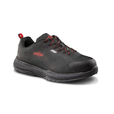 Chaussures de sport sécuritaires à protection en acier avec FreshTech pour hommes, Aggressor Front_Three_Fourths_Angled_Right