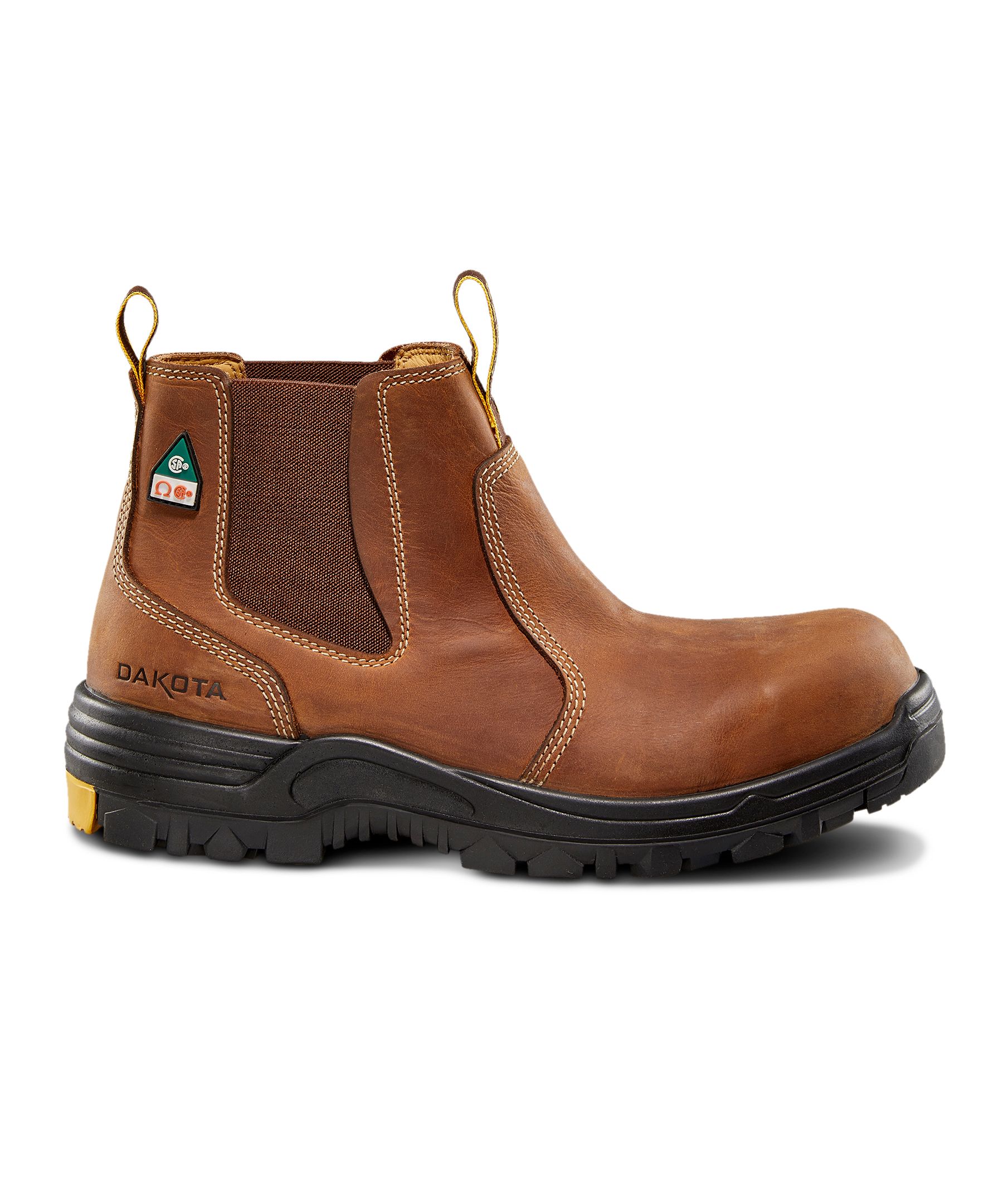 Bottes de travail de sécurité à enfiler de 6&nbsp;pouces à protection en aluminium et en composite pour hommes, Dakota Workpro Series