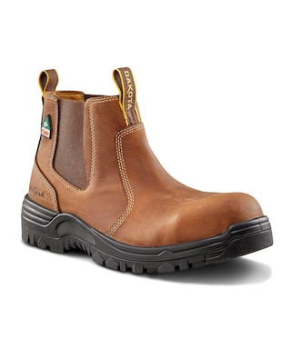 Dakota WorkPro Series Plaque composite d'orteil en aluminium pour hommes 6 Bottes de travail de sécurité de pouce
