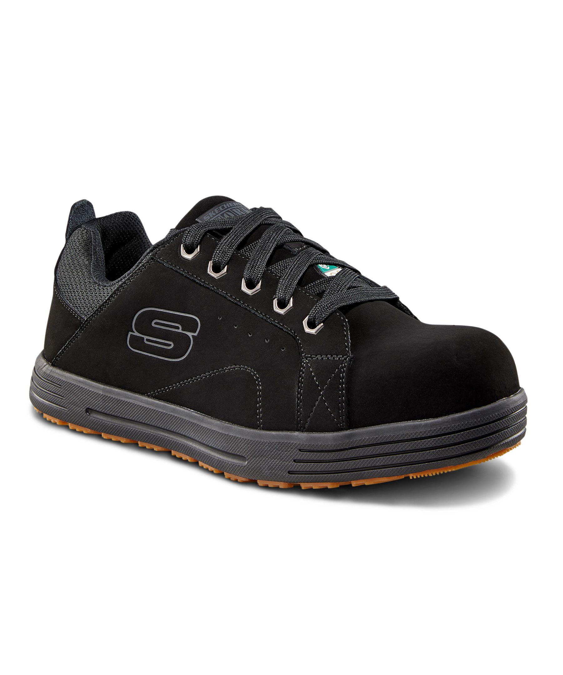 Skechers Work Men's Steel Toe Steel Plate Work Safety Skate Shoes