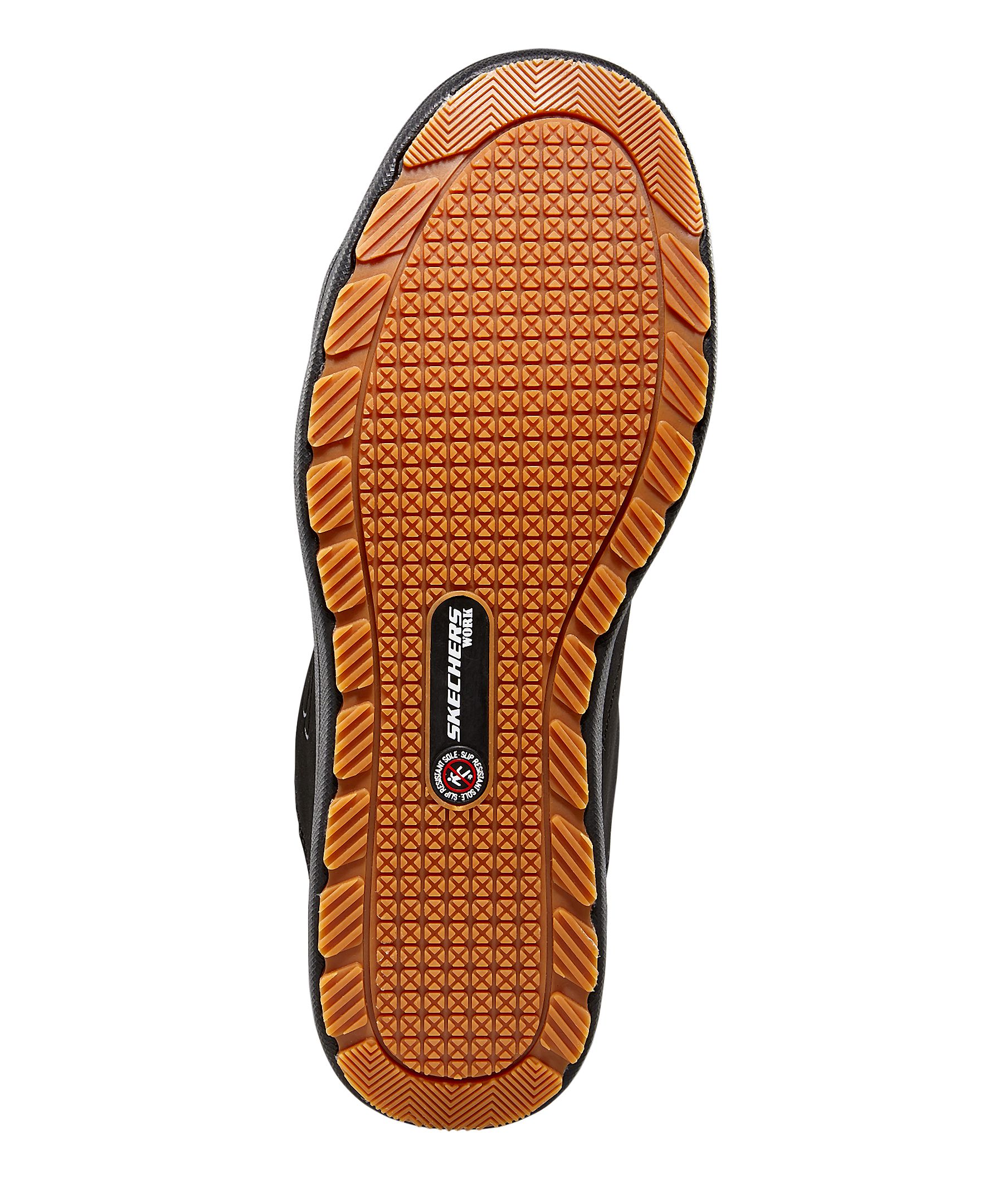 Chaussures de sécurité de style planche à roulettes à protection en acier pour hommes, Skechers Work