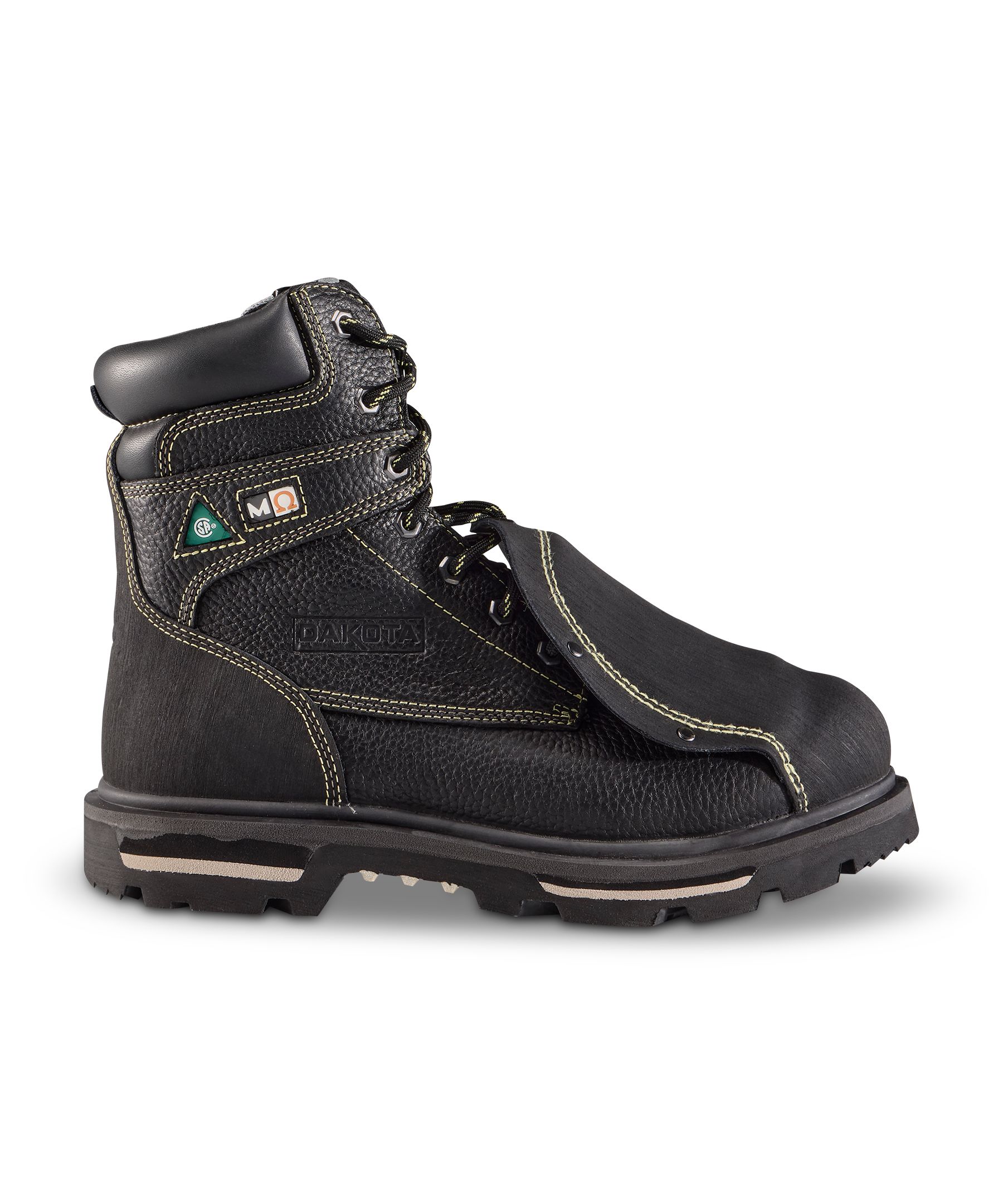 Bottes de travail de 8&nbsp;po avec isolant T-MAX, protection en acier et protection métatarsienne extérieure pour hommes, Dakota Workpro Series