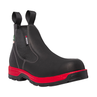 LP Royer Men's 6 Inch Agility Composite Toe Composite Plate Pull-On Work Boots Front_Three_Fourths_Angled_Right