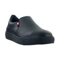 Chaussures de sport sécuritaires en cuir avec protection en acier et en composite pour hommes, Owen, Mellow Walk Front_Three_Fourths_Angled_Right