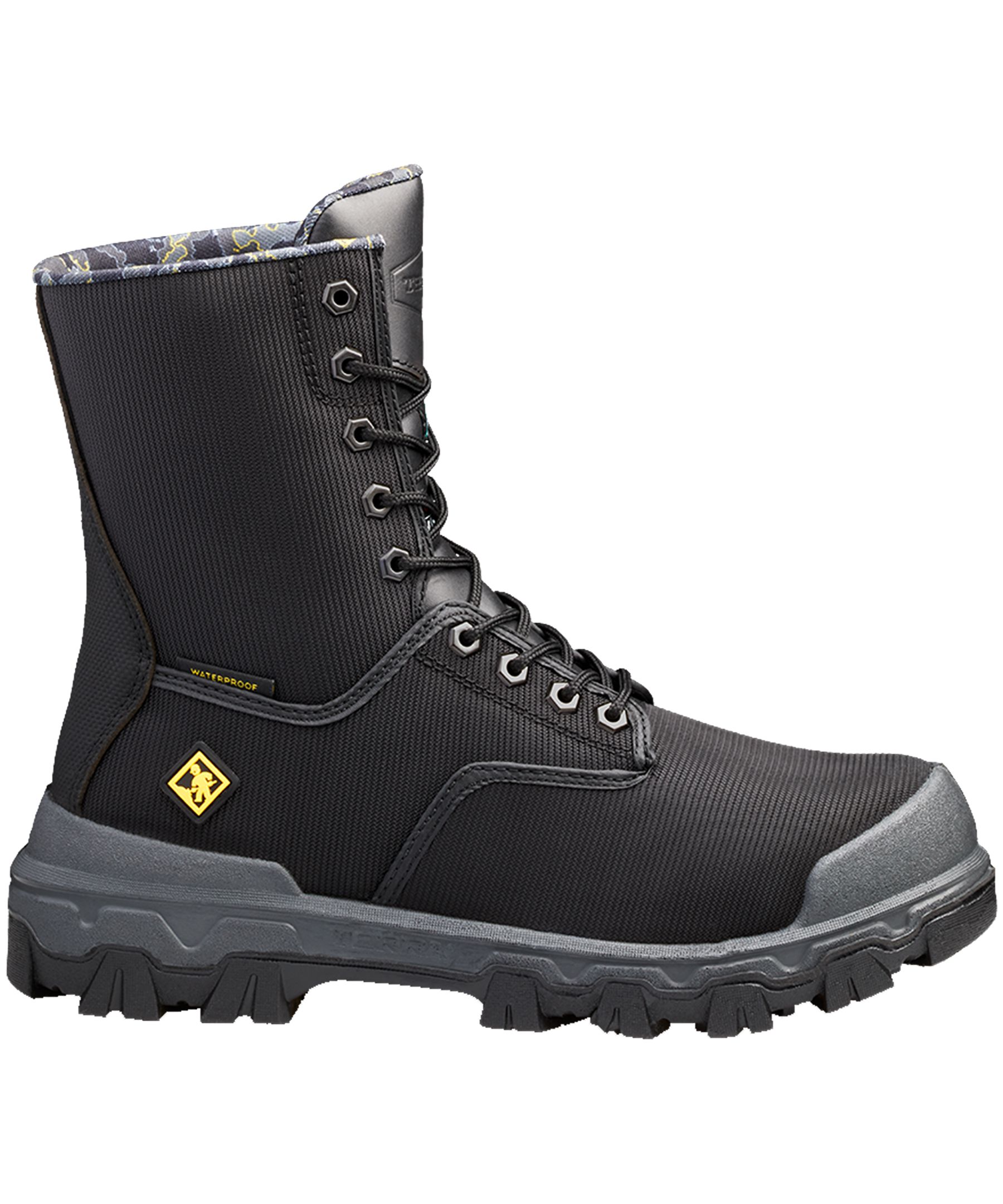 Terra Men's 8 Inch Composite Toe Composite Plate Sentry Waterproof Work Boots